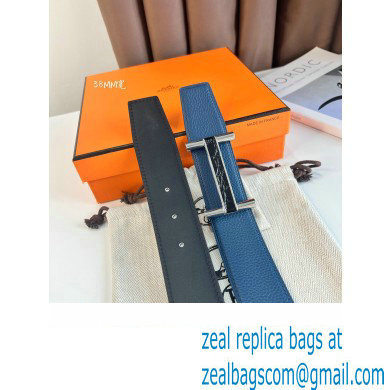 Hermes Brigde belt buckle  &  Reversible leather strap 38 mm 04 2023